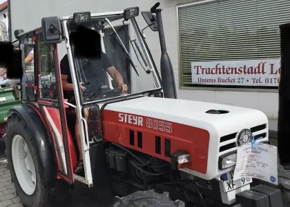 Steyr 8055 AS, Allrad, Schmalspur, Kabine