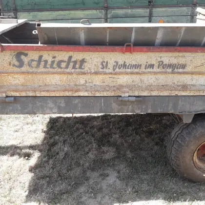 Miststreuer Fa. Schicht (Länge 3 m + 1,2 Deichsel)
