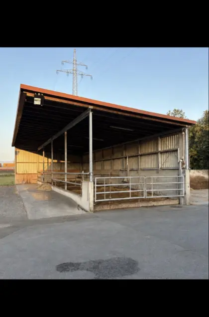 Flachdach-Halle