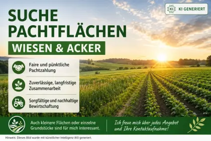 Suche Pachtfläche