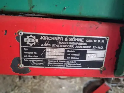 Kirchner Bergmiststreuer 3,6 t