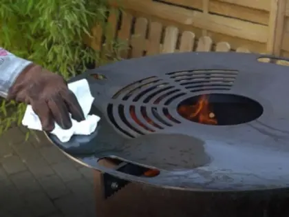 Grillplatte, Feuerplatte 63 cm