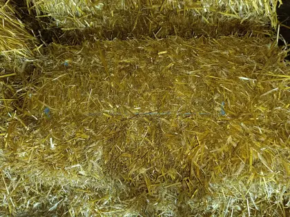 Stroh in Kleinballen