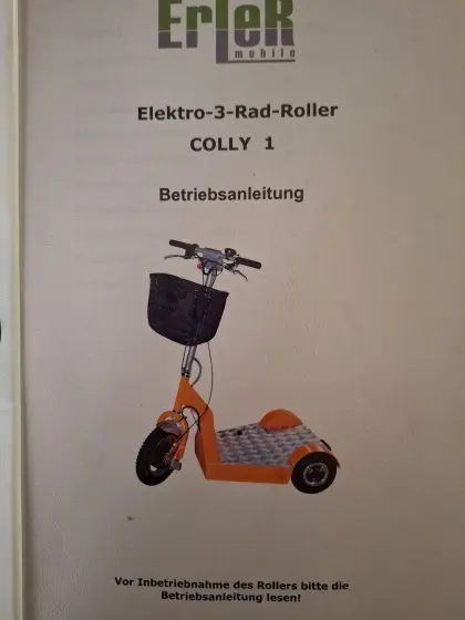 El. Dreiradroller Colly 1