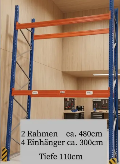 Meta Schwerlastregal, Palettenregal