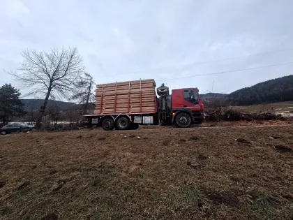 LKW Holz-, Ballentransport Iveco Stralis Magirus 430