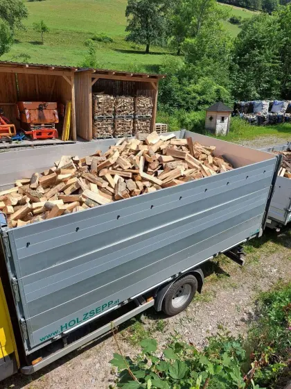 Brennholz, ofenfertig, Buche und Räuchermehl