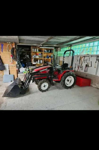Kleintraktor-Set, 4 Anbauteile, Yanmar KE-60