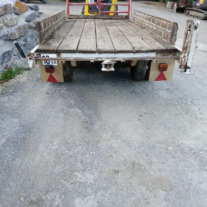 Tandem für Baggertransport
