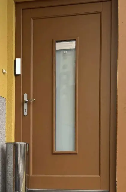 Fichte Haustür mit Stock
