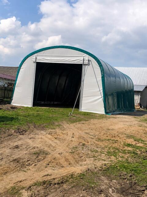 Bogenzelt, Zelthalle, Lagerhalle 8 x 12 m