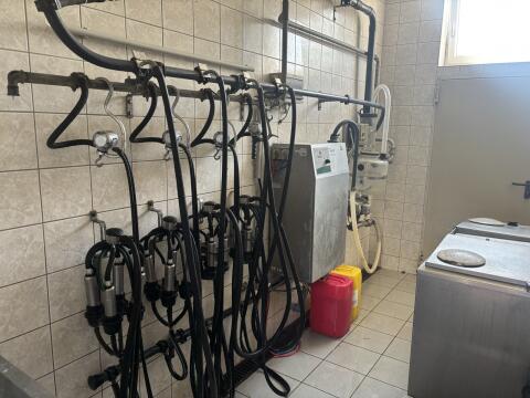 Verkaufe Rohrmelkanlage mit Milchtank