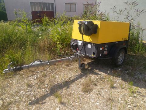 Baustellenkompressor inkl. Generator CompAir C38G