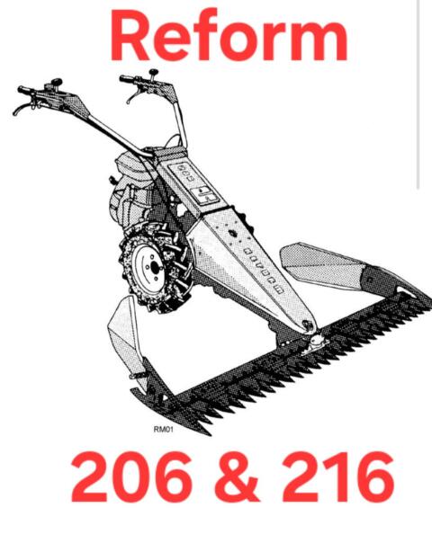 Reform 206/216 Ersatzmotor mit 9 PS 4-Takt-Benzinmotor