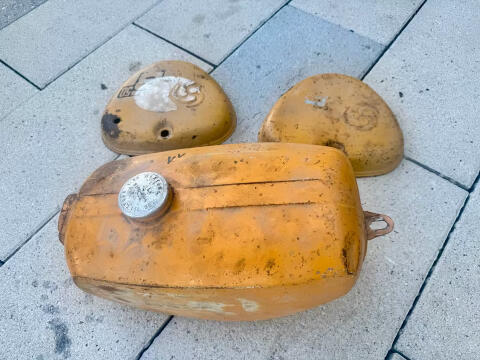 Tankset saharabraun, Prototyp, selten
