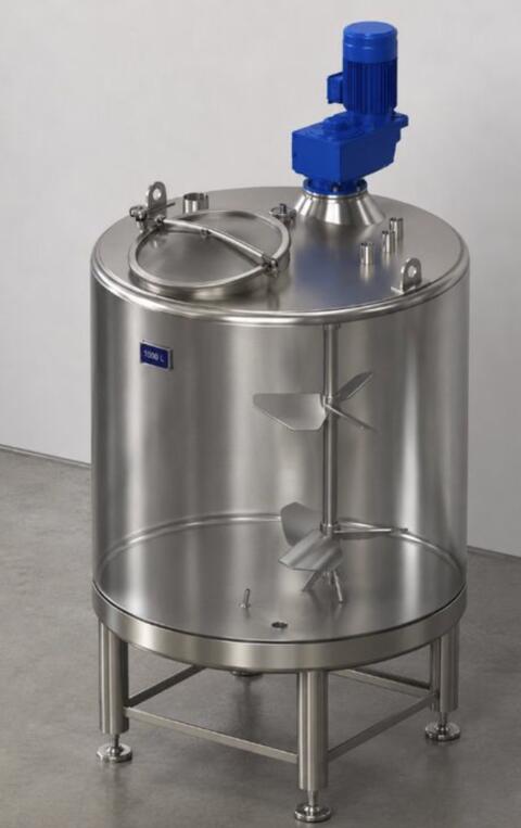 Edelstahl-Milchrührtank