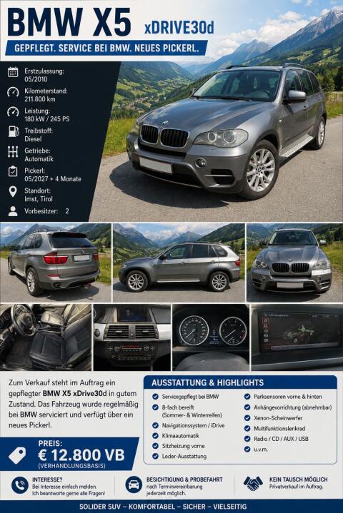 BMW X5 3.0 Drive xDrive30d