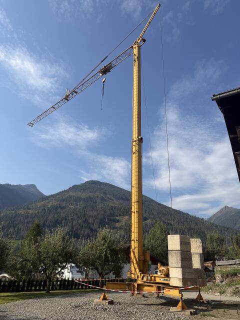 Baukran Liebherr 20K Baustellenkran, neues Gutachten, Funk, Liebherr 20K