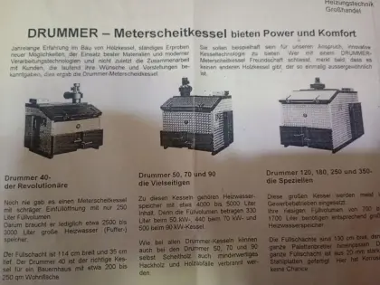 Verkaufe Holz-Gebläse-Ofen Drummer