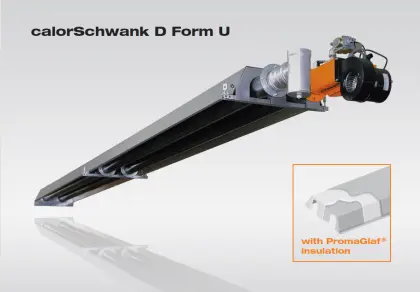 CalorSchwank Dunkelstrahler D 20 U für Erdgasbetrieb