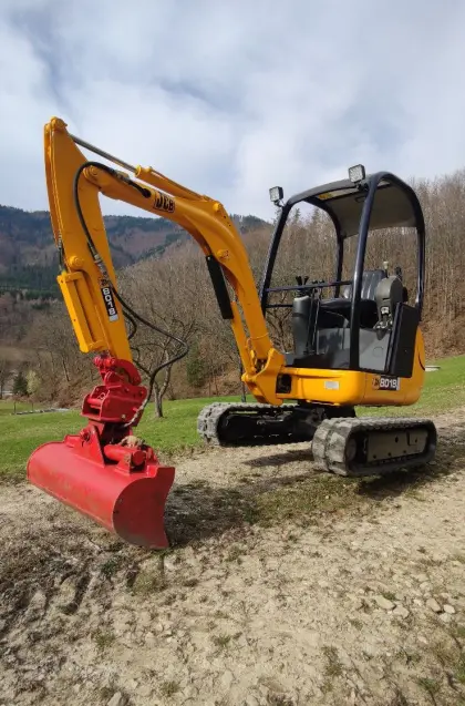 Minibagger JCB 8018 inkl. Löffelpaket