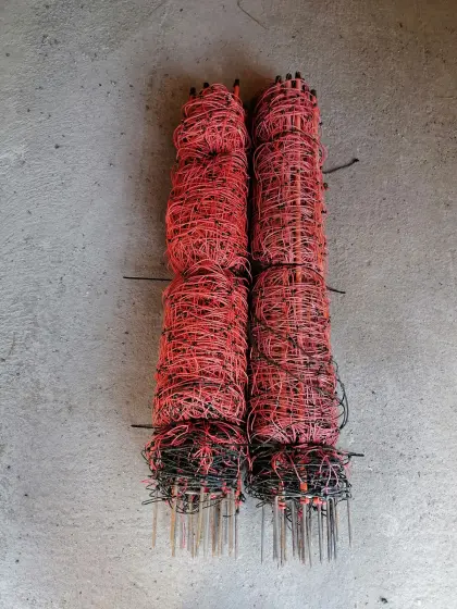 Verkaufe Schafnetzzaun 110 cm, mit Doppelspitzen, 50 m
