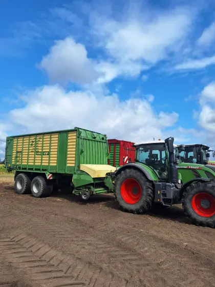Krone ZX 450 GD Ladewagen, Häckselwagen, Silierwagen