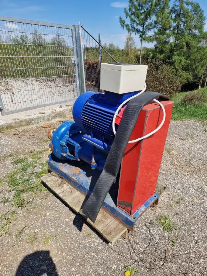 Güllepumpe Ritz, 22 kW Motor, Eigenbau