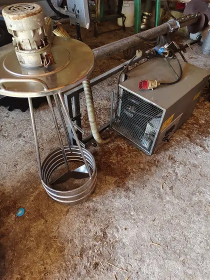 Milchkühlung mit Rührwerk Westfalia WET 200