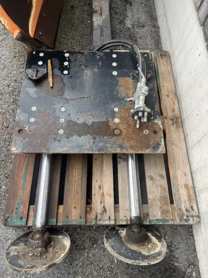Kranabstützung für Traktorfront