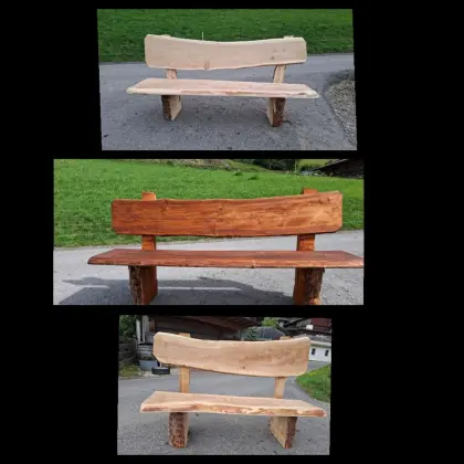 Bänke aus Lärchenholz