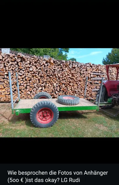 Anhänger für Brennholz, Scheiterwagen, Holzwagen
