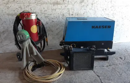 Sandstrahlanlage, KAESER M20