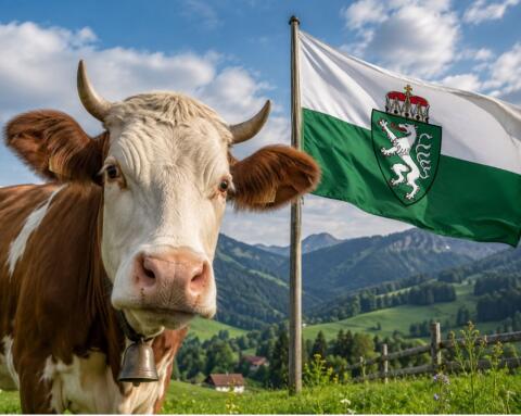 Suche Fleckviehkuh in Milch