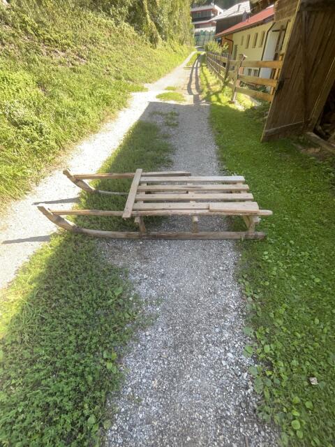 Schlitten für Deko