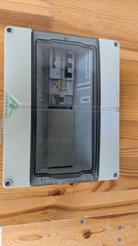 Motorschutzschalterkasten