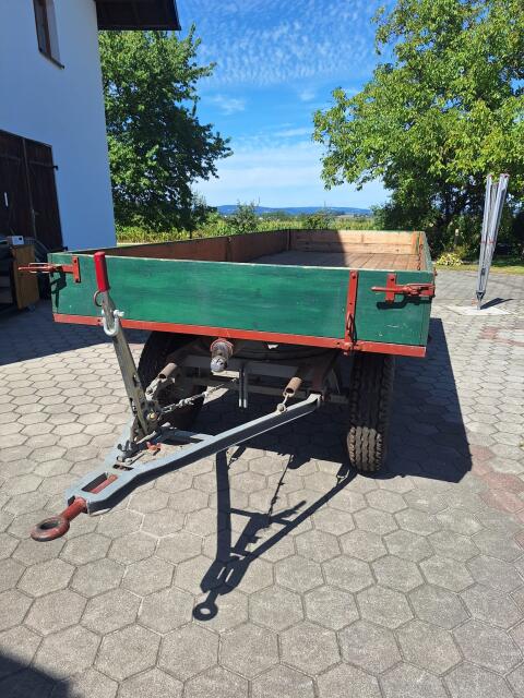 2-Achs-Anhänger Gummiwagen