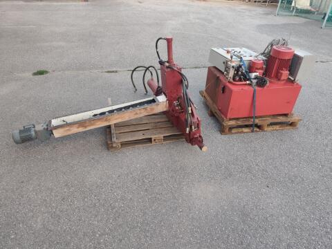 Gross Holzbrikettpresse, sehr starke Ausführung