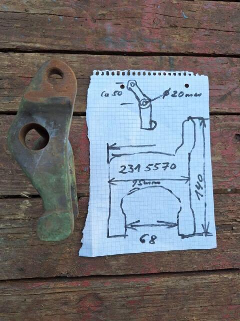 Gebrauchte Ausrückgabel Deutz D 30