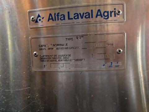 Milchtank 800 l Alfa Laval Agri