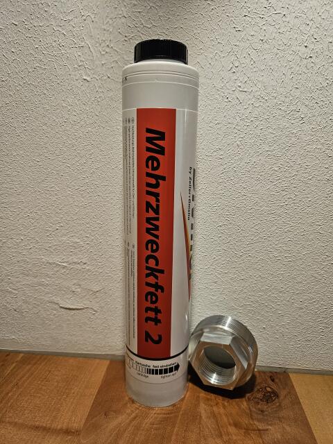 AKTION: Adapter für LubeShuttle 400 g inkl. Mehrzweckfett