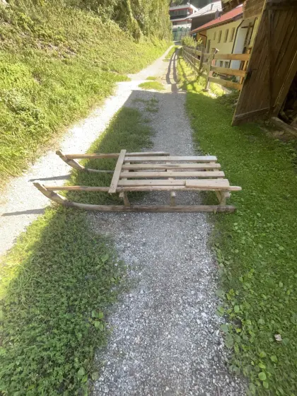 Schlitten für Deko