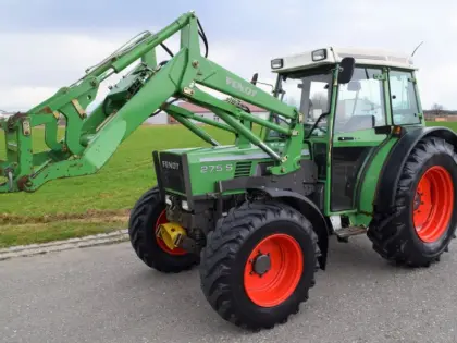 Fendt 275 S, Zubehör inkl. Frontlader