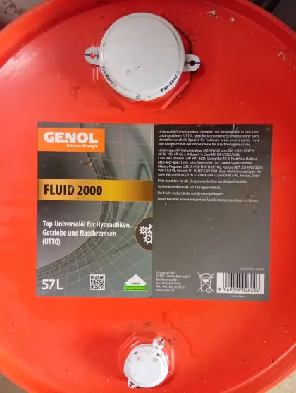 Hydr. Getriebeöl FLUID 2000