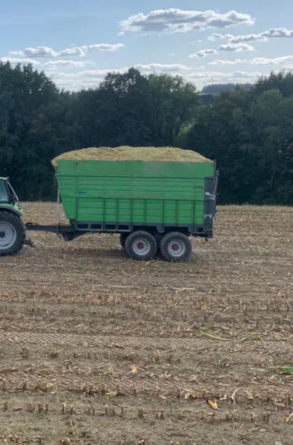 Häckseltransportwagen, kein Abschiebewagen, Kipper