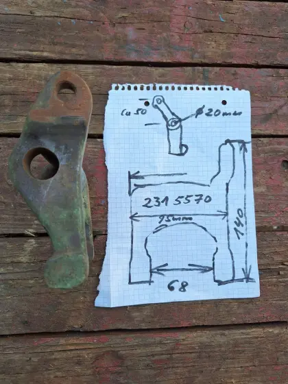 Gebrauchte Ausrückgabel Deutz D 30