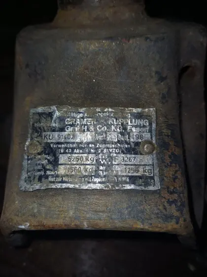 Cramer Zugmaul (Typ laut Typenschild)