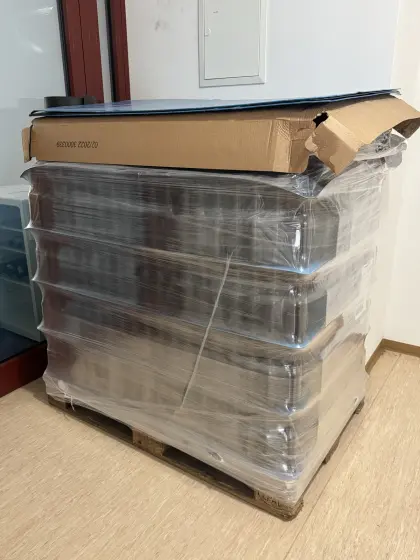 0,33 l Braunglasflasche, ca. 3/4 Palette