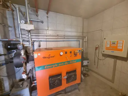 Hackgutheizung Heizomat HSK-RA 60