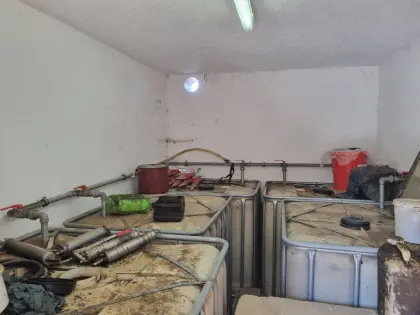 Dieseltanks inkl. Verrohrung
